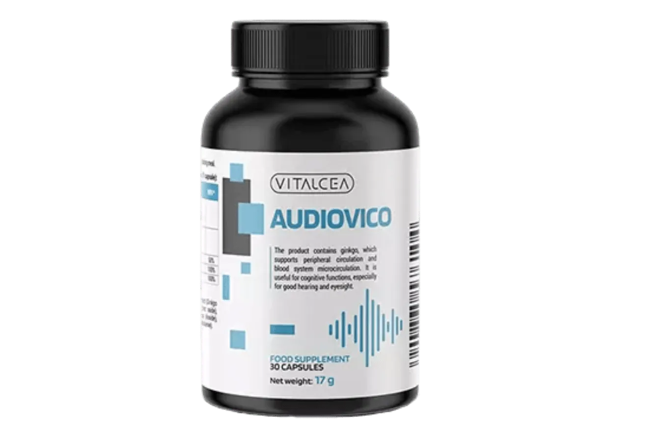 Audiovico Audiovico suplement diety na szumy uszne - opakowanie kapsułek Vitalcea Stenka Clinic