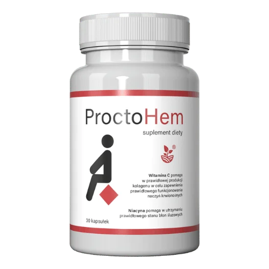 Proctohem Proctohem kapsulki na hemoroidy - opakowanie Stenka Clinic