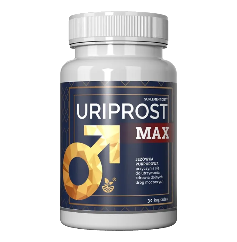 Uriprost Max Uriprost Max kapsułki na prostatę - opakowanie Stenka Clinic